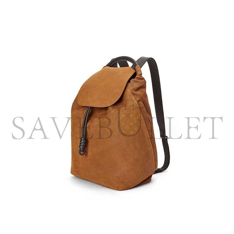 LOEWE FLAMENCO BACKPACK IN PRESSED SUEDE B411FLKX02 (40*36*16cm)